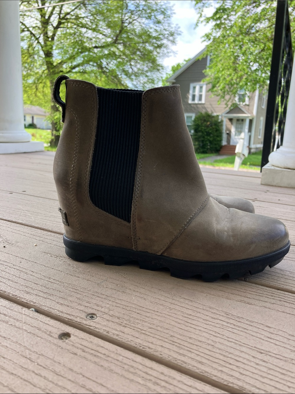 Sorel Brown Ankle Boots